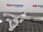 Rear door window regulator with motor