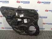 Rear door window regulator with motor