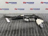 Rear door window regulator with motor