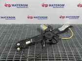 Rear door window regulator with motor