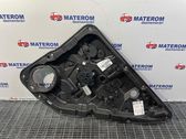 Rear door window regulator with motor