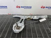 Rear door window regulator with motor