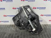 Rear door window regulator with motor