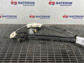 Rear door window regulator with motor