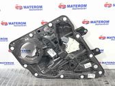Rear door window regulator with motor