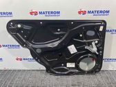 Rear door window regulator with motor