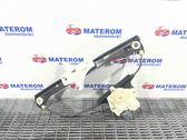 Rear door window regulator with motor