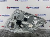 Rear door window regulator with motor