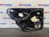 Rear door window regulator with motor