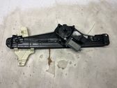 Rear door window regulator with motor