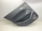 Rear door card panel trim