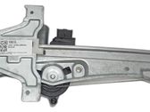 Rear door window regulator with motor