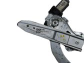 Rear door window regulator with motor
