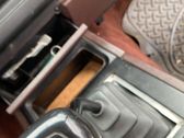 Gear lever shifter trim leather/knob