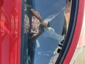 Front door window glass four-door