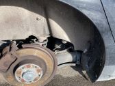 Rear arch fender liner splash guards