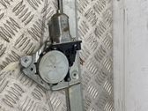 Rear door window regulator with motor