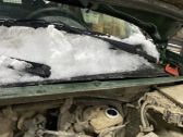 Wischergestänge Wischermotor vorne