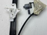 Rear door window regulator with motor
