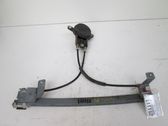 Rear door window regulator with motor