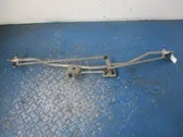 Front wiper linkage and motor