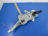 Rear door window regulator with motor