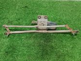 Front wiper linkage and motor