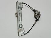 Sliding door manual window regulator