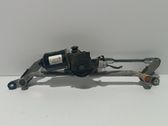 Front wiper linkage and motor