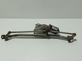 Front wiper linkage and motor