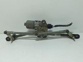 Front wiper linkage and motor