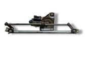 Front wiper linkage and motor