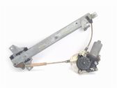 Rear door window regulator with motor