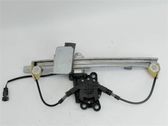 Rear door window regulator with motor