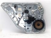 Rear window lifting mechanism without motor
