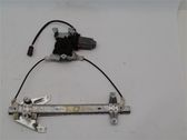 Rear door window regulator with motor