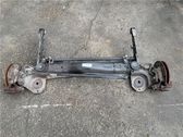 Rear axle beam with reductor