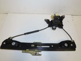 Rear door window regulator with motor