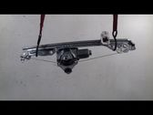 Rear door window regulator with motor