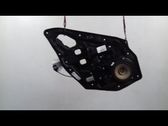 Rear door window regulator with motor
