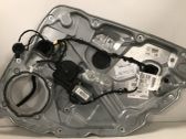 Rear door window regulator with motor