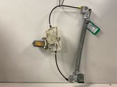 Rear door window regulator with motor