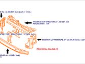 Top upper radiator support slam panel