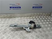 Rear door window regulator with motor