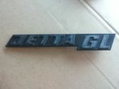 Manufacturers badge/model letters