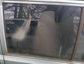 Rear door window glass