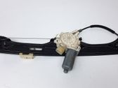 Rear window lifting mechanism without motor
