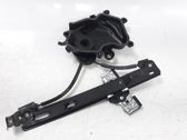 Rear door window regulator with motor