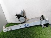 Rear door window regulator with motor