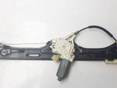 Rear window lifting mechanism without motor